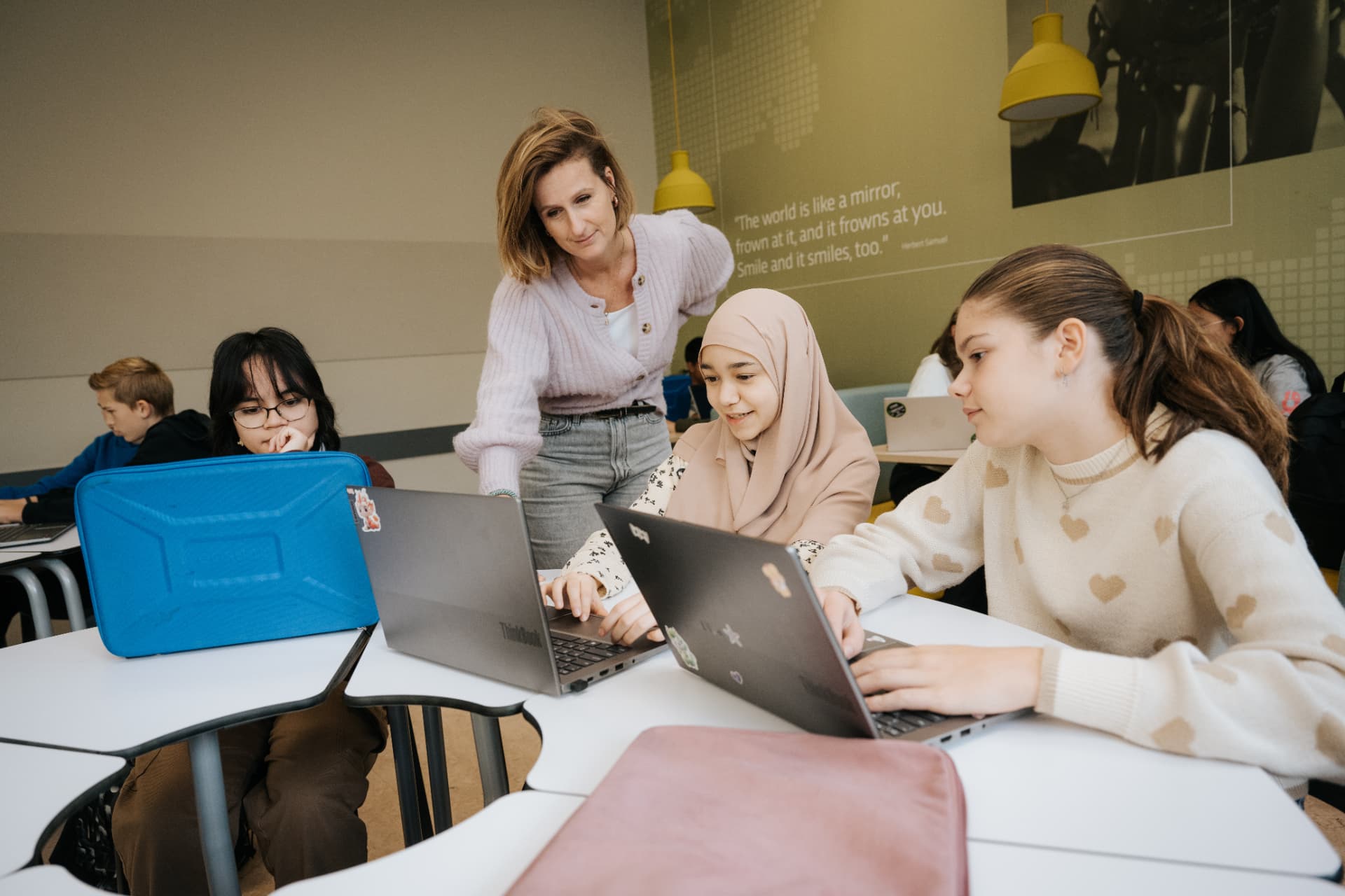 Mentor helpt leerlingen